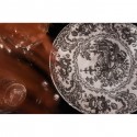 Assiettes Sakura grises 27cm set de 4 Kare Design