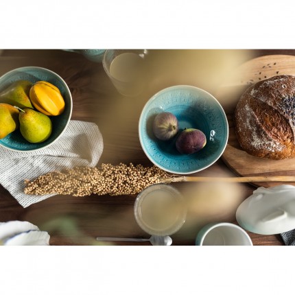 Bols Sicilia bleus 18cm set de 4 Kare Design