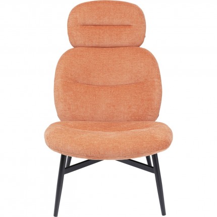 Fauteuil Elodie orange Kare Design