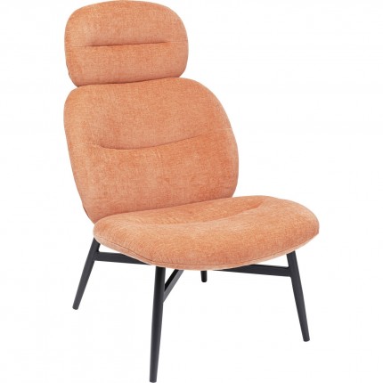 Fauteuil Elodie orange Kare Design