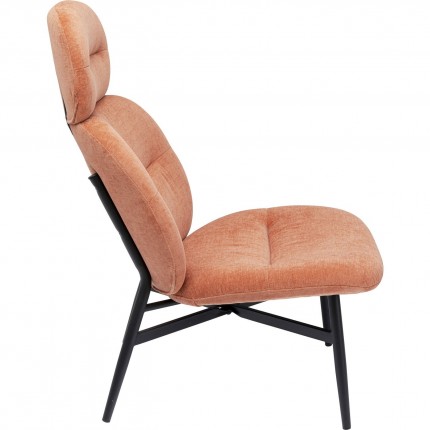 Fauteuil Elodie orange Kare Design