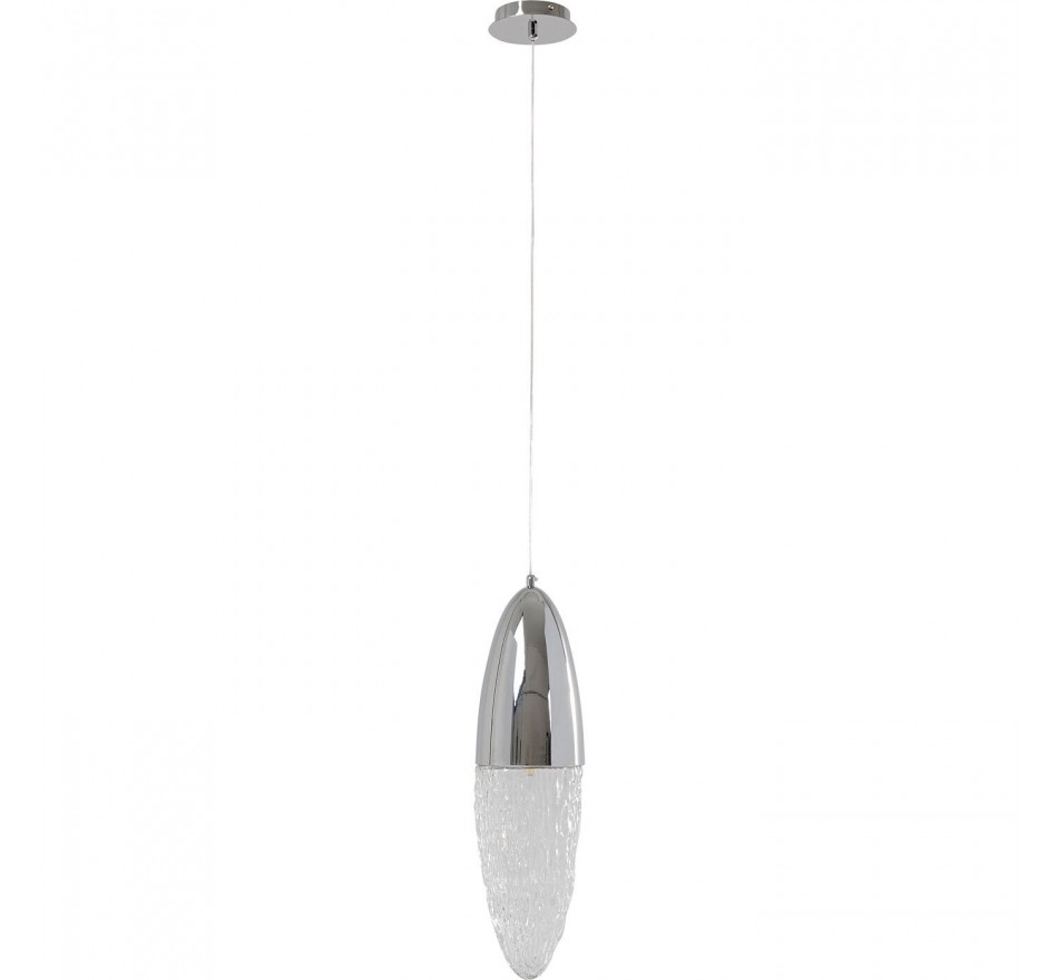 Suspension Frozen chromée 17cm Kare Design