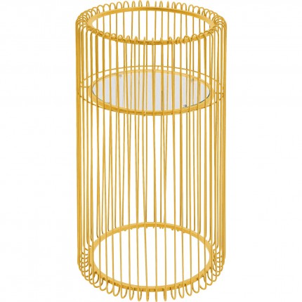 Side Table Wire brass 70cm Kare Design