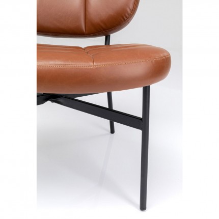 Fauteuil Enzo marron Kare Design