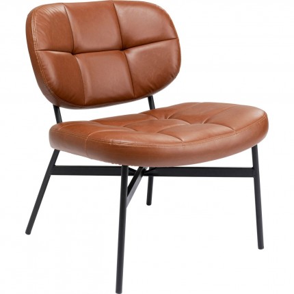 Fauteuil Enzo marron Kare Design