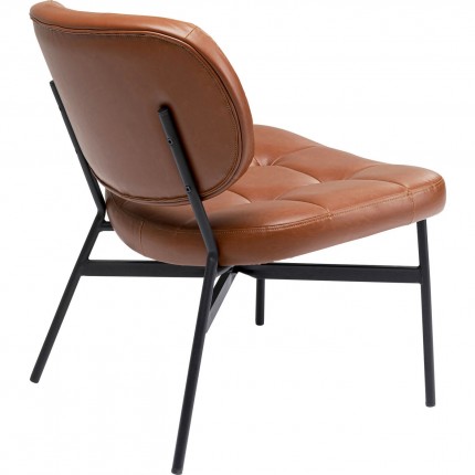 Fauteuil Enzo marron Kare Design