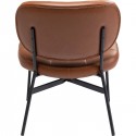 Fauteuil Enzo marron Kare Design