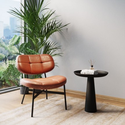 Fauteuil Enzo marron Kare Design