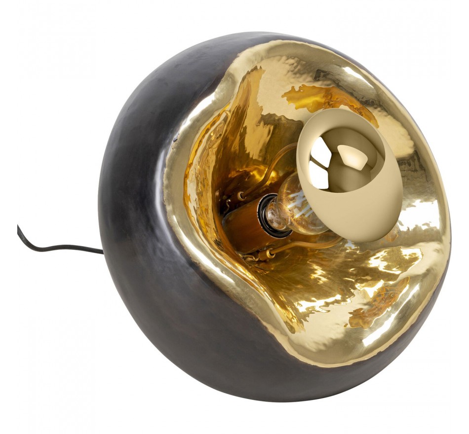 Lampe Apple noire et dorée 36cm Kare Design