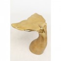 Table d'appoint queue de baleine dorée Kare Design