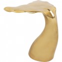 Table d'appoint queue de baleine dorée Kare Design