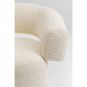 Fauteuil pivotant Maye crème Kare Design
