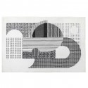 Tapis Boas noir et blanc 240x170cm Kare Design