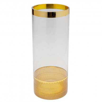 Vase Flow doré 25cm Kare Design