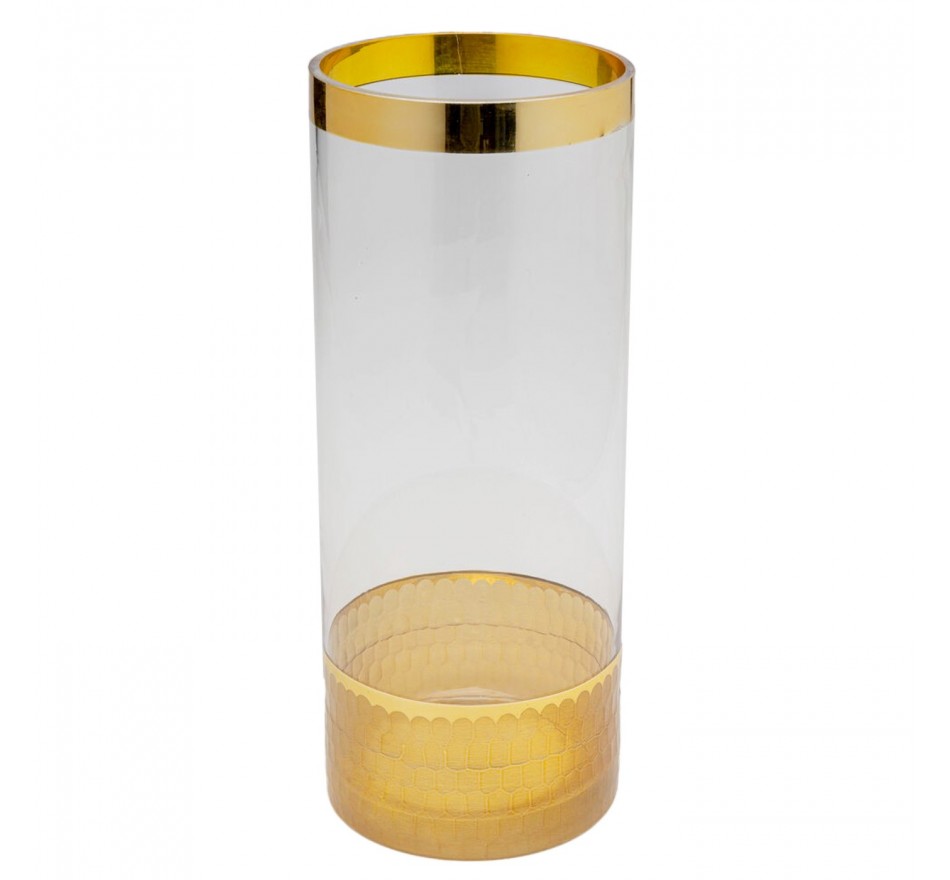 Vase Flow doré 25cm Kare Design
