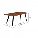 Table Duran Square 160x80cm Kare Design
