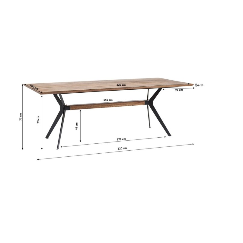 Table Downtown 180x90cm Kare Design