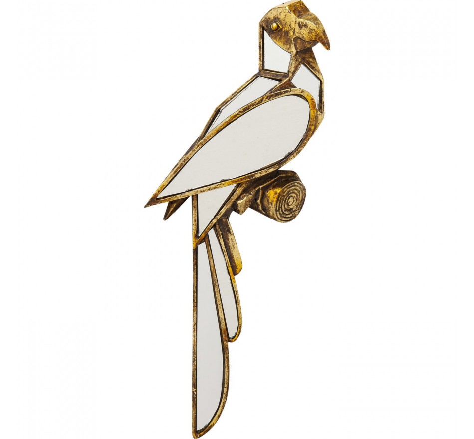 Déco murale miroir perroquet Kare Design