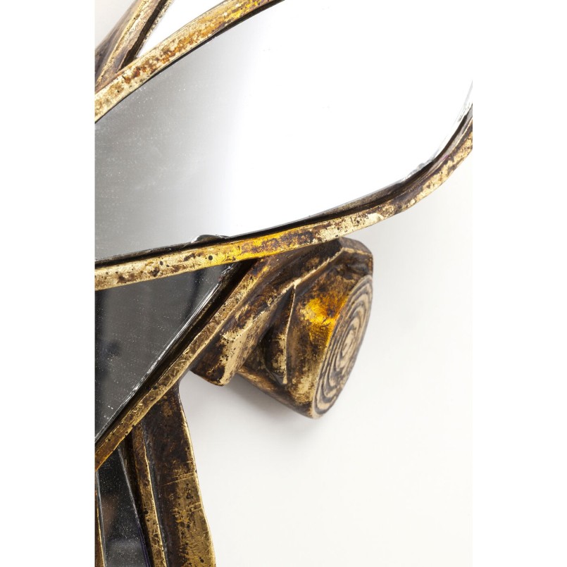 Déco murale miroir Perroquet 43cm Kare Design