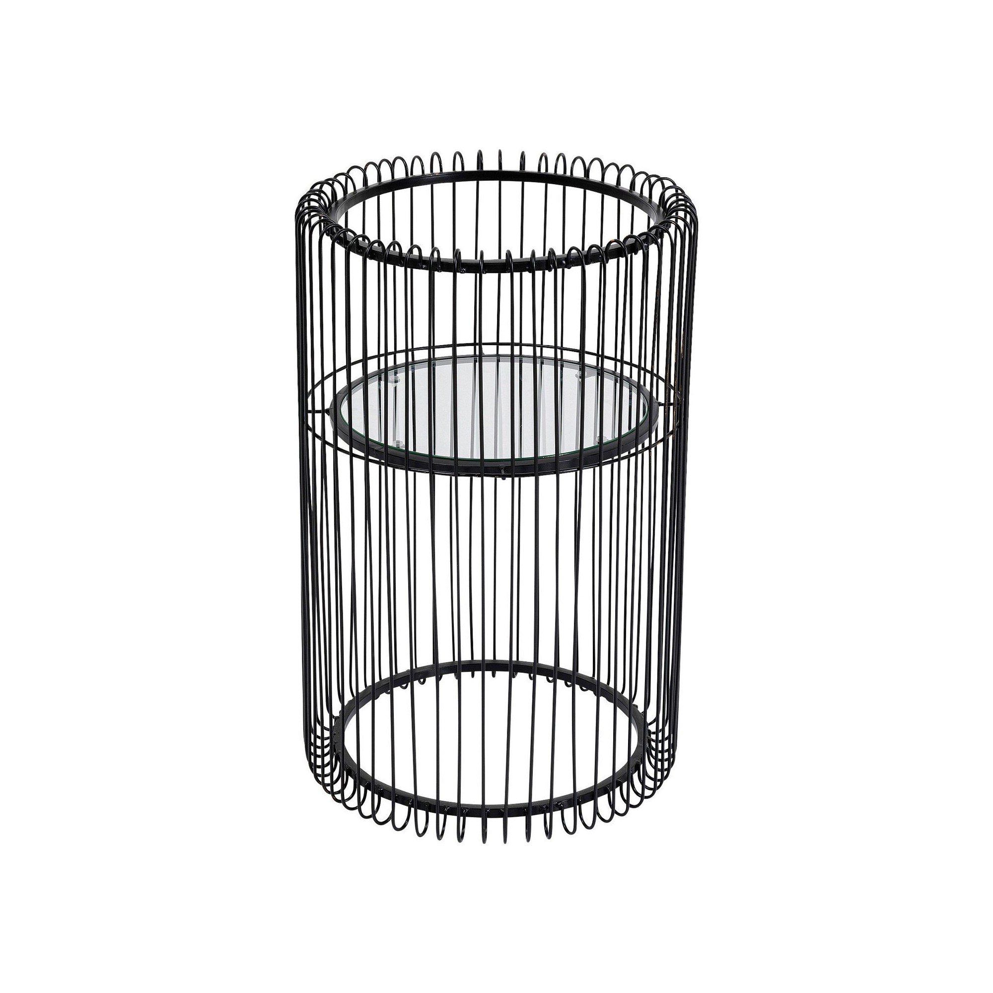 Table d'appoint Wire noire 57cm Kare Design