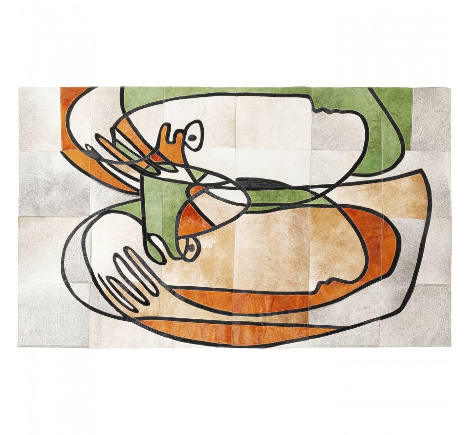 Tapis Thoughts Faces 170x240cm Kare Design