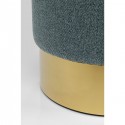 Tabouret Cherry Lina bleu clair et laiton Kare Design