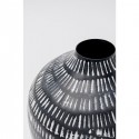 Vase Madalin noir et blanc 24cm Kare Design