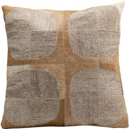 Coussin Circles marron et beige Kare Design