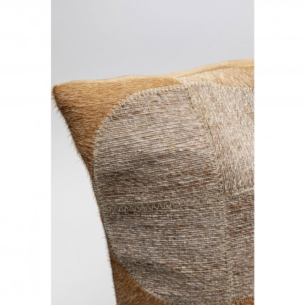 Coussin Circles marron et beige Kare Design