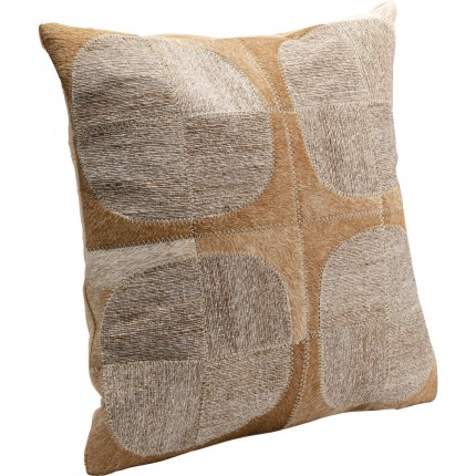 Coussin Circles marron et beige Kare Design