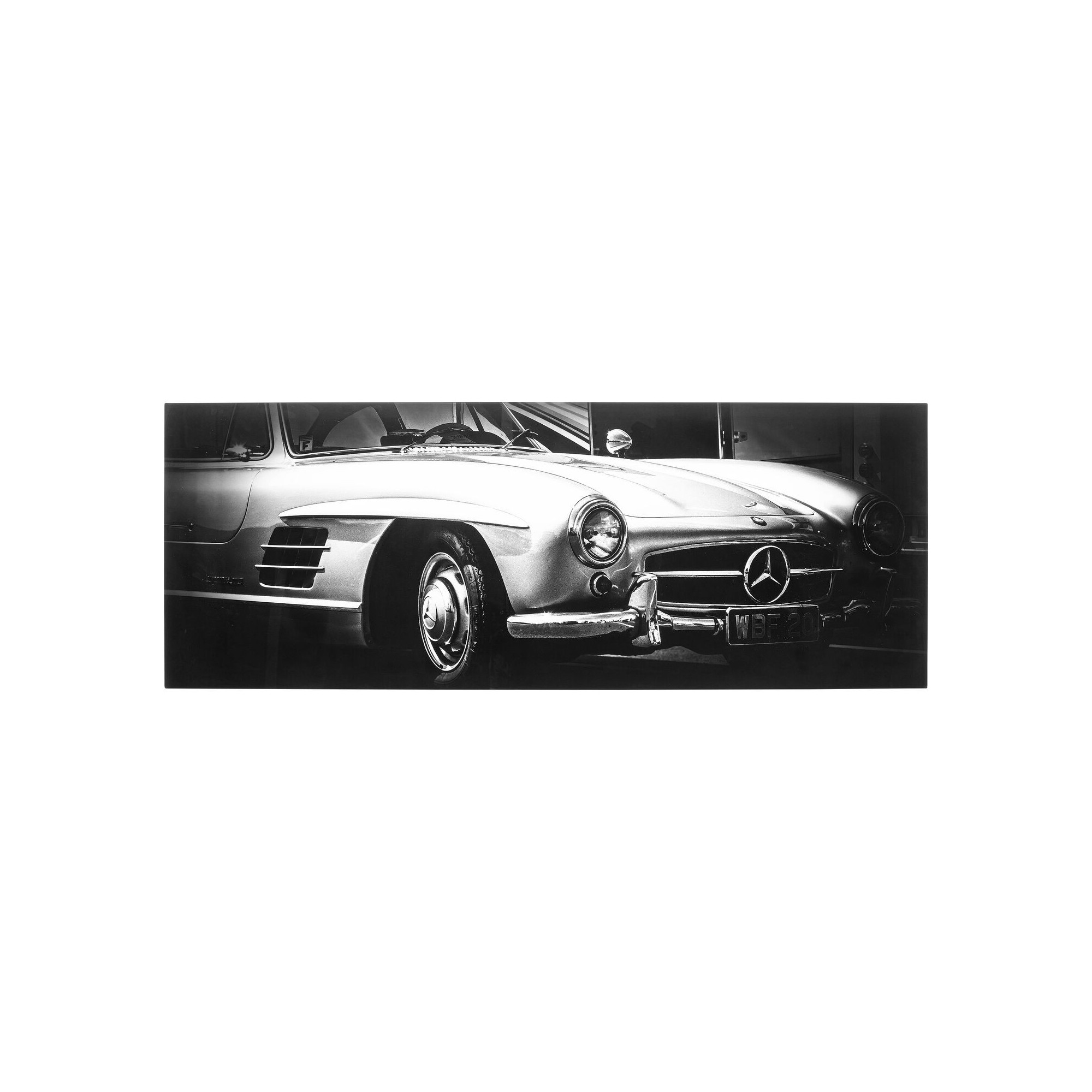 Tableau en verre voiture classique 160x60cm Kare Design