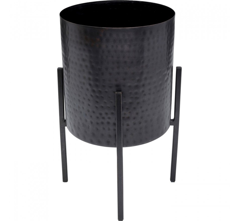 Cache-pot Mynah noir 42cm Kare Design