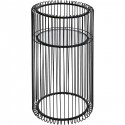 Table d\'appoint Wire noire 70cm Kare Design