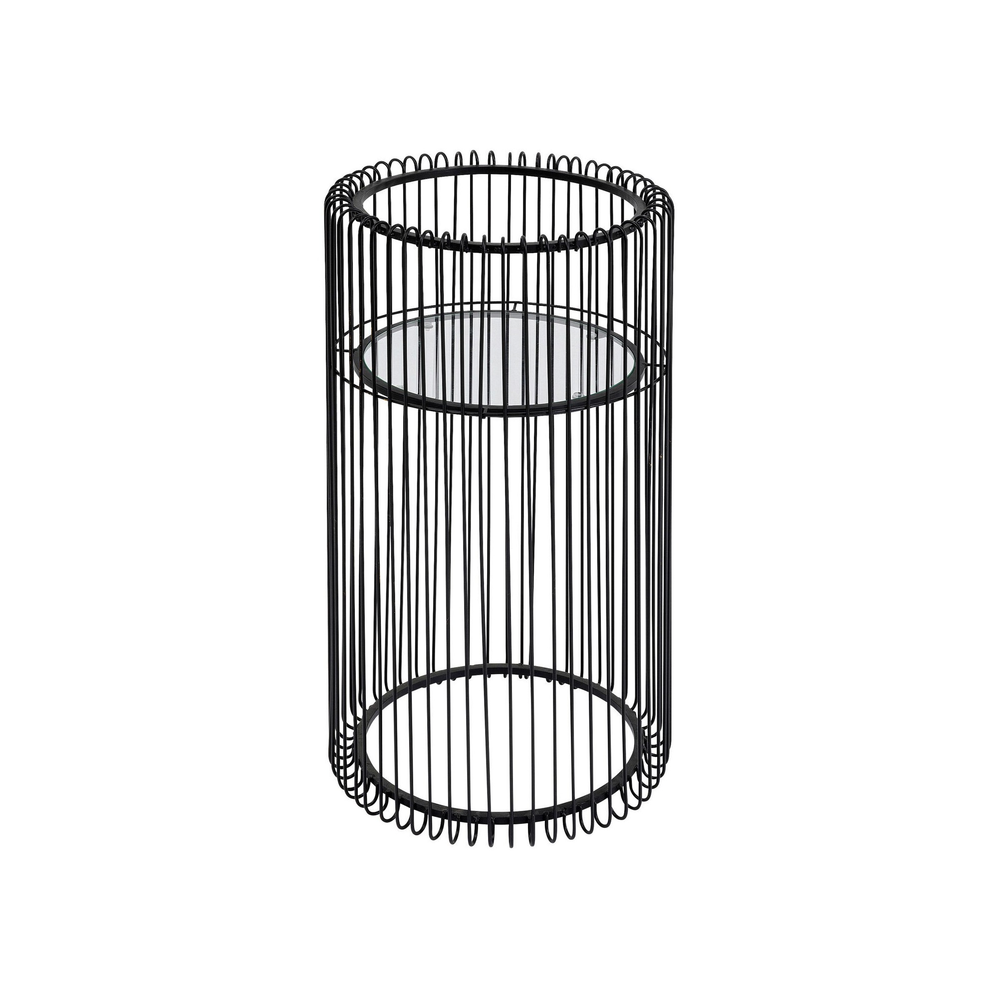 Table d'appoint Wire noire 70cm Kare Design