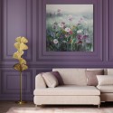 Tableau champ de fleurs 120x120cm Kare Design