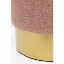 Tabouret Cherry Lina 35cm rose et laiton Kare Design