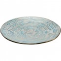 Plat Melia bleu 37cm Kare Design