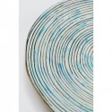 Plat Melia bleu 37cm Kare Design