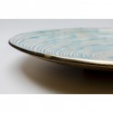Plat Melia bleu 37cm Kare Design
