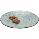 Plat Melia bleu 37cm Kare Design