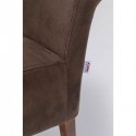 Banc Motley velours chocolat Kare Design