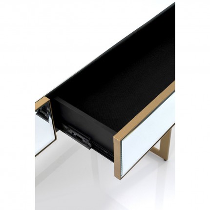 Bureau Soran 120x50cm doré Kare Design