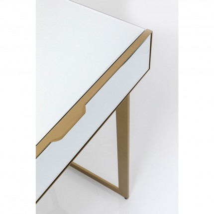 Bureau Soran 120x50cm doré Kare Design