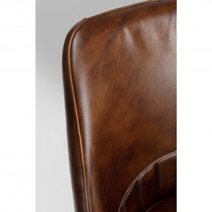 Chaise avec accoudoirs Rumba cuir Kare Design
