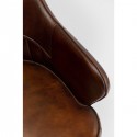 Chaise avec accoudoirs Rumba cuir Kare Design