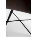 Chaise avec accoudoirs Rumba cuir Kare Design