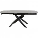 Table à rallonges Twist 180x90cm noire Kare Design