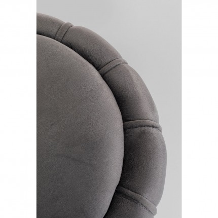 Tabouret Cintura velours gris Kare Design Tabouret Cintura velours gris Kare Design