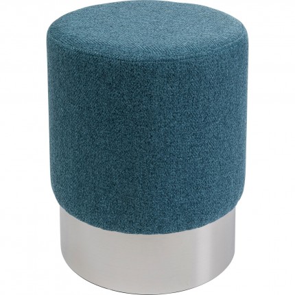 Tabouret Cherry Lina bleu et chrome Kare Design