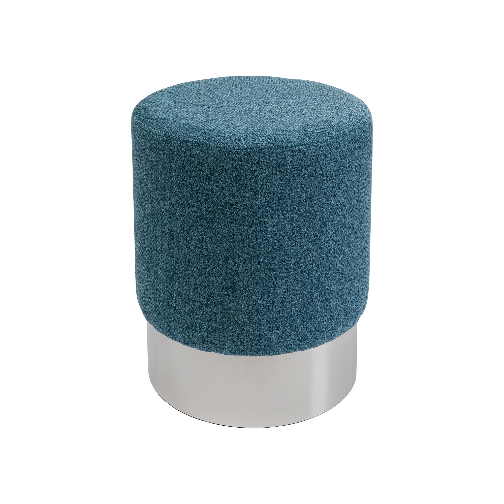 Tabouret Cherry Lina bleu et chrome Kare Design